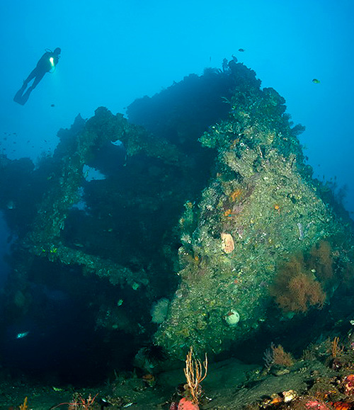 bali ship wreck diving package