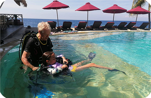 Bali free diving lesson
