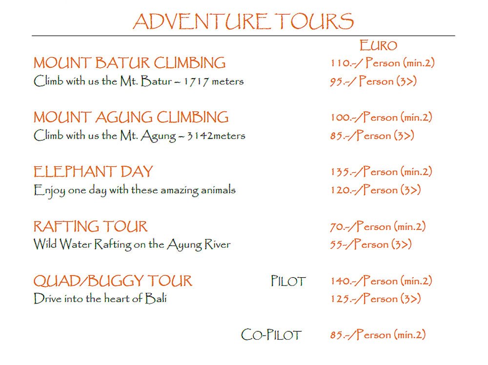 Bali Adventure Tours