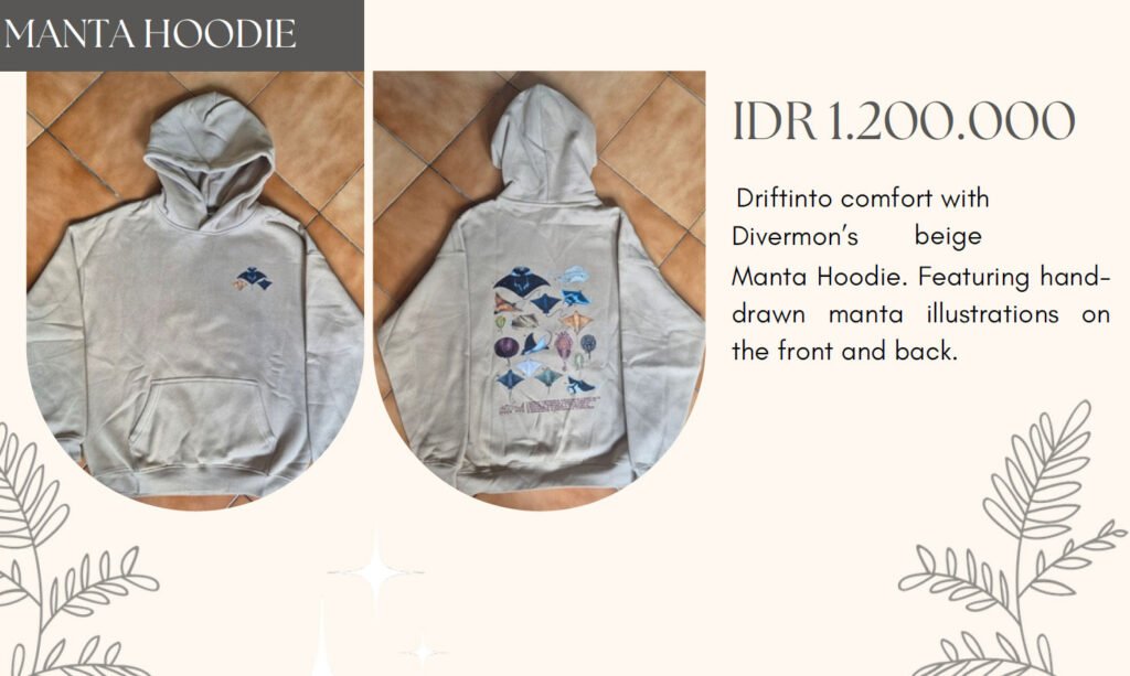 Divermon Collection Manta Hoodie